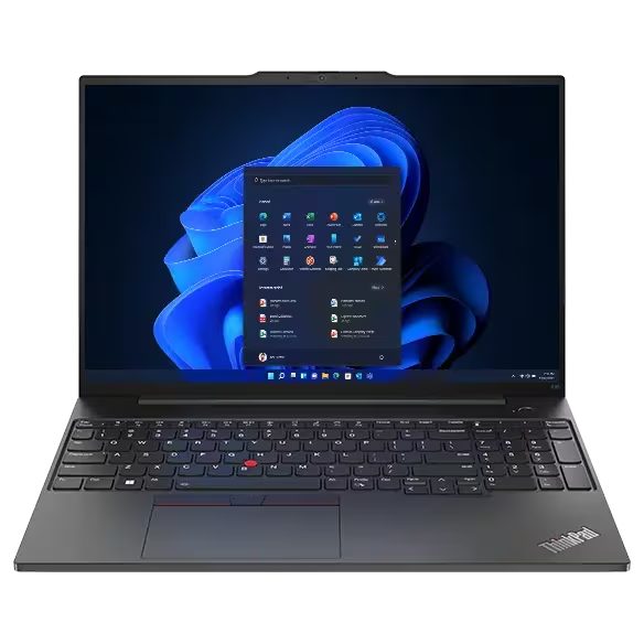 Lenovo E16 G4 PTL U7-355 16GB DDR5 512GB SSD M.2 2242 TLC G4 Integrated Windows 11 Pro 64 16.0" WUXGA AG 300nits FHD IR Cam Wi-Fi 7, 802.11be 2x2 + BT5.4 Y-FPR 3 Cell 48Whr 65W USB-C 3PIN-ZA BKLT KB US-ENG w/NumPad 1 Year Carry-in 3Y Onsite