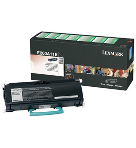 Lexmark E 260A11E Cartridge Toner Cartridge - 3 500 PGS