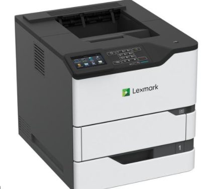 Lexmark MS823dn brings reliability and performance to its class with a first page as fast as 4.2 seconds, output up to 65 pages per minute*, and two-sided printing. Its robust paper handling includes reliable feeding of a wide range of media types and sizes, up to 4400 sheets of input and optional finishing. Plus, its long-life imaging unit and fuser reduce downtime. And whether you connect via Ethernet, USB or mobile, Lexmark-exclusive full-spectrum security helps protect your device