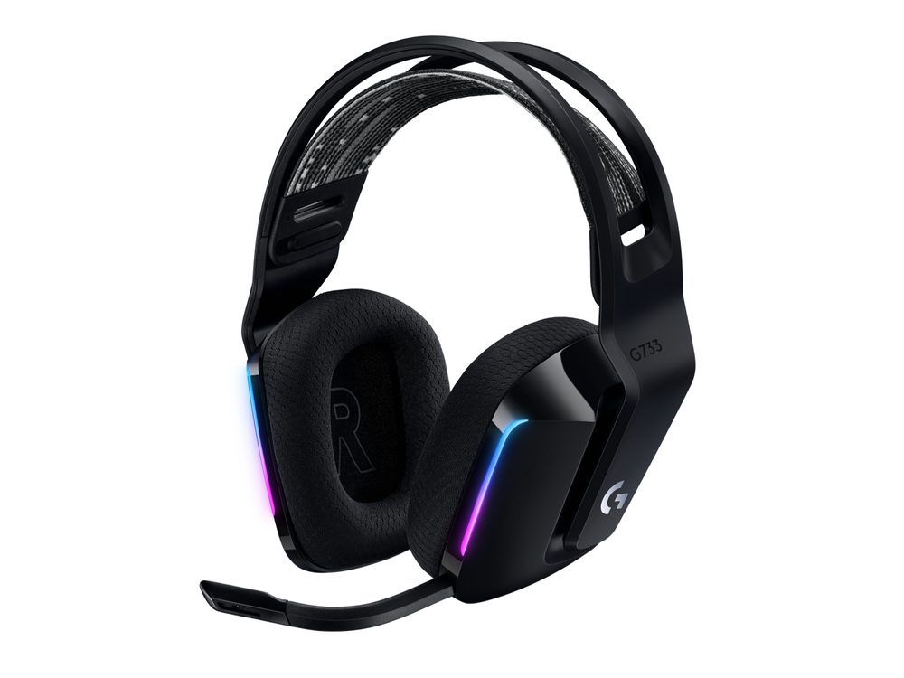 Logitech G733 Wireless Lightspeed RGB Gaming Headset - Black
