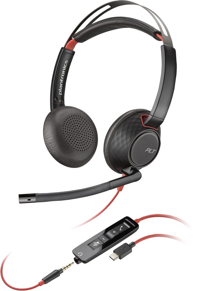 Poly Blackwire 5220 M 3.5mm USB-A+C Headset