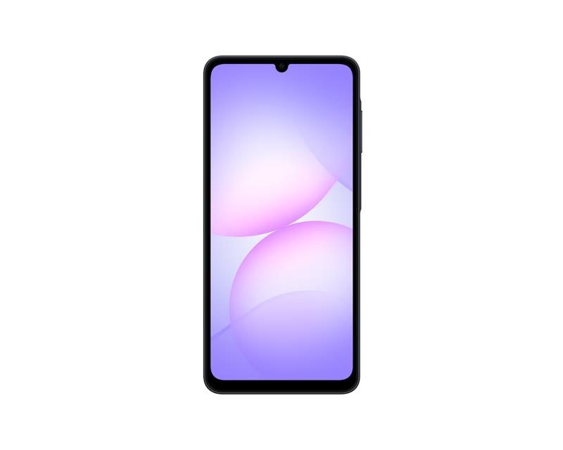 Samsung A07 128GB DS LTE Black - 6.7in HD+ [1600x720]  Octa-core 4GB RAM 128GB internal (microSD up to 2TB) Rear 50MP + 2MP Front 8MP Android, LTE, Bluetooth 5.x, Battery 5000mAh, Fast Charging 15W, Colour: Black