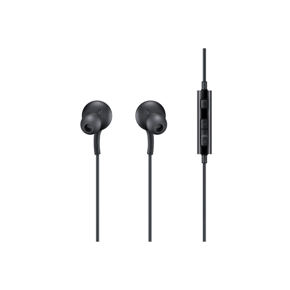 Samsung Stereo Headset Authentic Sound with 2-Way Speakers  Dedicated woofer and tweeter deliver clear, balanced audio for a rich listening experience with crisp highs, smooth mids, and deep lows. Features: Discover authentic sound with 2-way speakers. Secure fit for sound and comfort. Warranty: 6 Months