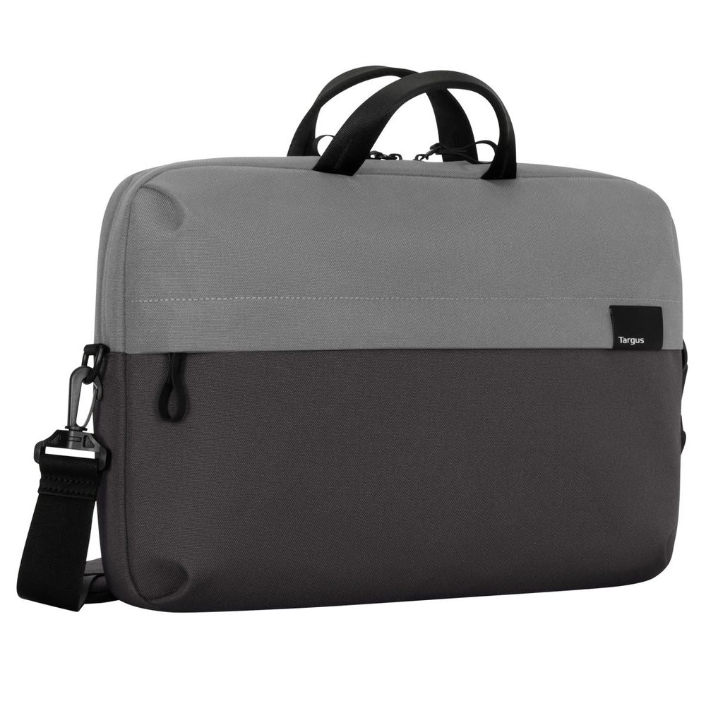 Targus 14" Sagano SlipCase Grey Two-tone, minimalistic design, Padded laptop compartment, Easy access, zippered front pocket