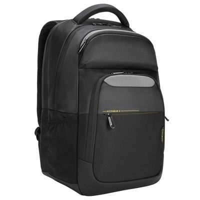 Targus Citygear 14 Laptop Backpack Black Durable backpack to carry your tech; the perfect commuter backpack Dome Protection System; shock-absorbing layers dissipate any impact pressure on laptop & tablet inside Dedicated laptop & tablet compartments