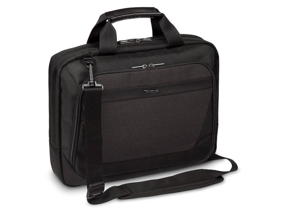 Targus CitySmart Essential Multi-Fit 12.5-14 Laptop Topload Black and Grey