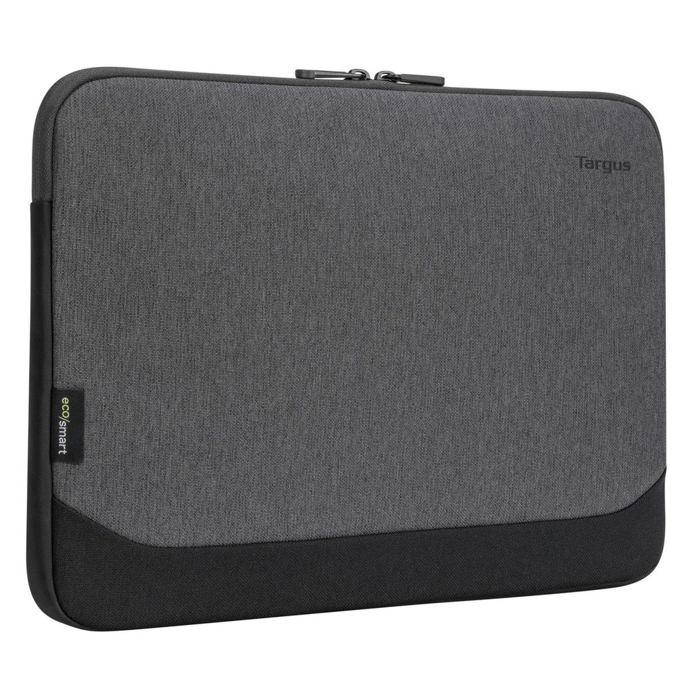 Targus - Cypress Eco Sleeve 11-12in Grey Plush interior, Heathered material resists fading, stains, and wetness, Rugged construction