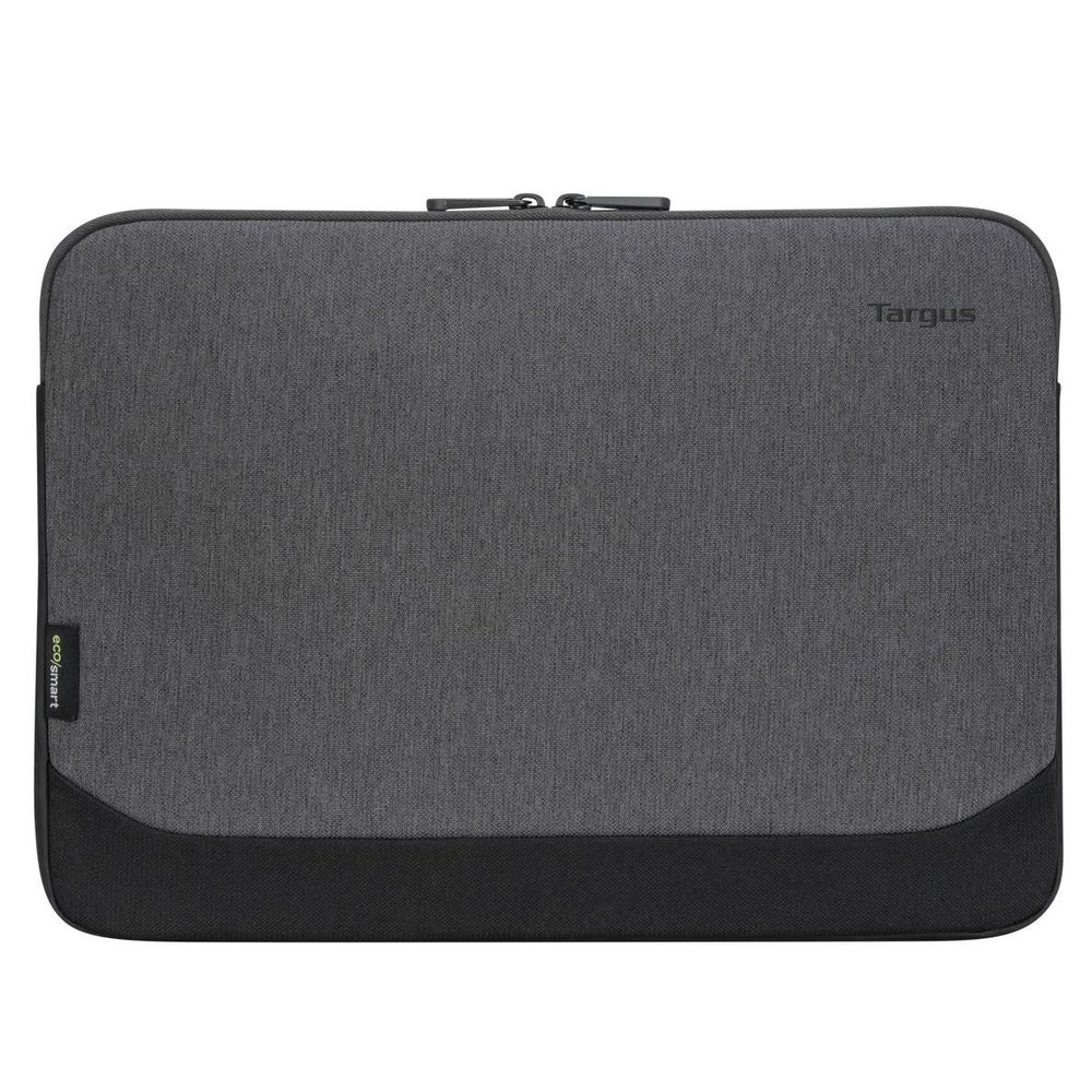 Targus - Cypress Eco Sleeve 15.6in Grey, Made from 5 recycled plastic water bottles; Rugged construction, Heathered material resists fading, stains, and wetness