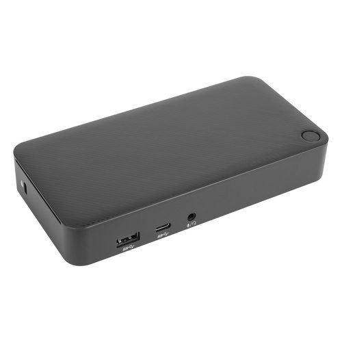 Targus - USB-C Dual 4K Dock with 65PD Supports single 5K and dual 4K UHD HDR @ 60 Hz video via two HDMI 2.0 ports, 130WAC Power Adapter, Utilises DisplayLink DL-6950 chipset
