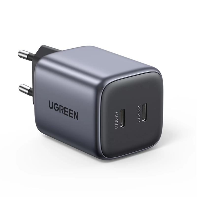 U Green Ugreen 2 Port Gan 45W PD Wall Charger -Black