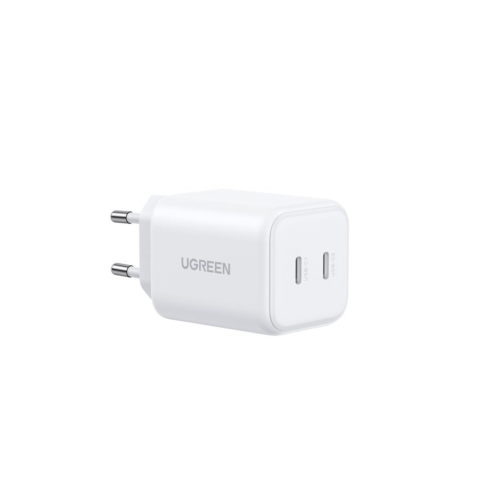 U Green Ugreen 2 Port Gan 45w Pd Wall Charger-White