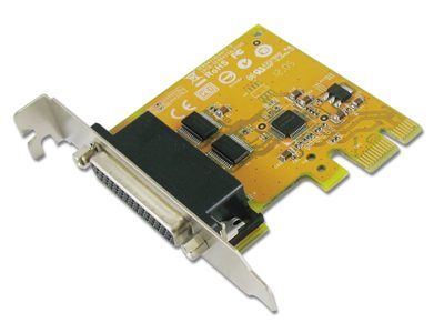 Sunix ser6437AL - Low-profile + extra Standard bracket dual bracket - 2 port serial ( 16c950 ) RS232 , pci-Express (1x) , 128byte hardware + 128k software FiFo, SUN2212 chipset with low power consumption , 115.2Kbps , 15KV ESD protection + 15KV IEC1000-4-2 Air Gap Discharge + 8KV IEC1000-4-2 Contact Discharge