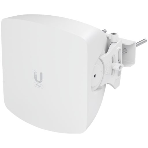 UBIQUITI Wave AP; Max. throughput: 5.4 Gbps (2.7 Gbps duplex); 30° sector coverage; 5 GHz weatherproof backup radio (Max. throughput: 800 Mbps); 2.5 GbE and (1) 10G SFP+ WAN ports; Integrated GPS & Bluetooth; 15 client capacity: Wave Pro (8 km link range), Wave Long-Range (8 km link range), Wave Nano (5 km link range), Wave Pico (1.3 km link range).