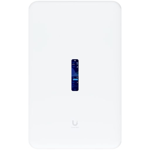 Ubiquiti UDW Dream Wall all-in-one internet gateway, WiFi access point, UniFi Console with an abundance of PoE ports, Integrated Enterprise WiFi6 (4x4 MIMO), 3.5+ Gbps routing, 1) 10G SFP+, (17) GbE RJ45 LAN ports including (4) PoE++, (4) PoE+