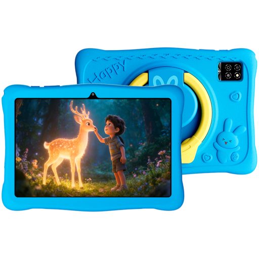 OSCAL KIDO 2 WiFi 10.1-inch HD IPS 800x1280 Quad-core T310 up to 2.0 GHz RAM 4GB ROM 64GB Cam Rear 8MP Front 5MP WiFi5 BT 5.0 Battery 6600mAh Android 16 Bunny Blue