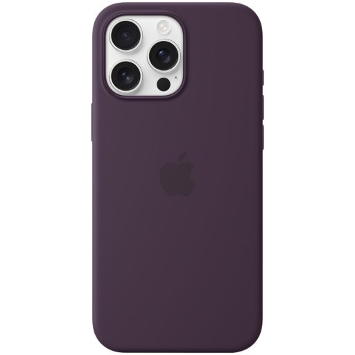APPLE iPhone 16 Pro Max Silicone Case with MagSafe - Plum,Model A3316