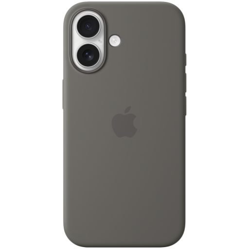 APPLE iPhone 16 Silicone Case with MagSafe - Stone Gray,Model A3313