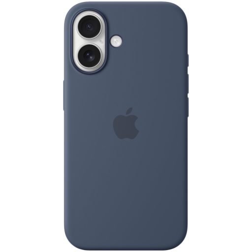 APPLE iPhone 16 Silicone Case with MagSafe - Denim,Model A3313