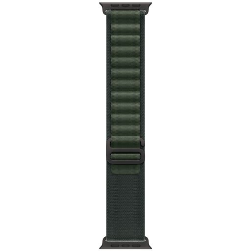 APPLE 49mm Dark Green Alpine Loop - Large - Black Titanium Finish