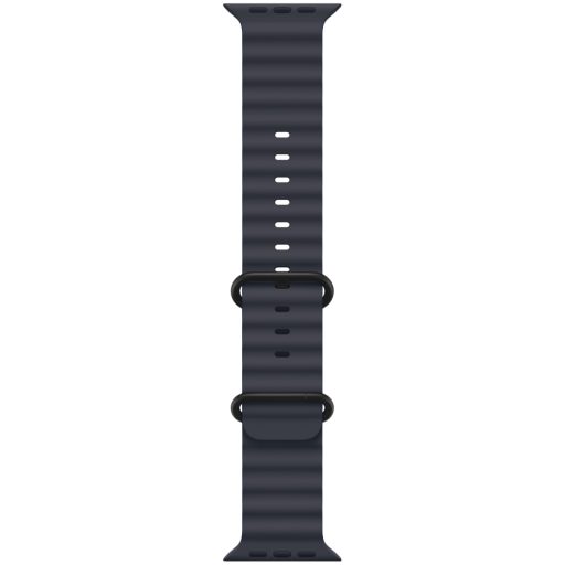 APPLE 49mm Navy Ocean Band - Black Titanium Finish