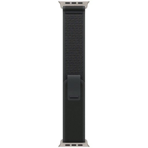 APPLE 49mm Black Trail Loop - M/L - Natural Titanium Finish