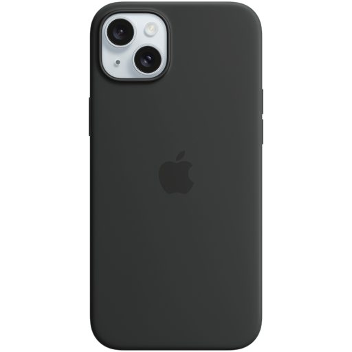 APPLE iPhone 15 Plus Silicone Case with MagSafe - Black,Model A3124