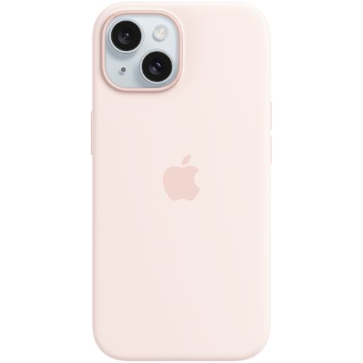 APPLE iPhone 15 Silicone Case with MagSafe - Light Pink,Model A3123