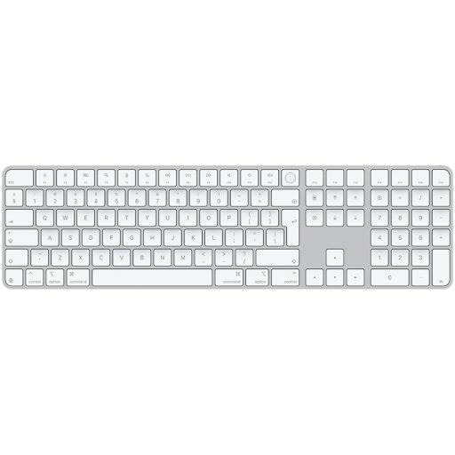 APPLE Magic Keyboard with Touch ID and Numeric Keypad for Mac models with Apple silicon - International English - White Keys,Model A3119
