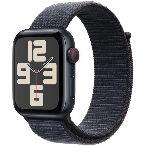 Apple Watch SE GPS + Cellular 44mm Midnight Aluminium Case with Ink Sport Loop,Model A2724