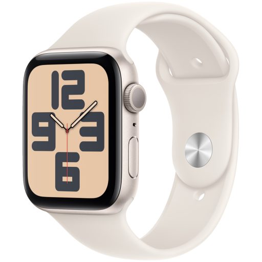 Apple Watch SE GPS 44mm Starlight Aluminium Case with Starlight Sport Band - S/M,Model A2723