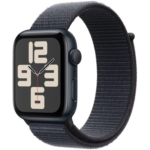 Apple Watch SE GPS 44mm Midnight Aluminium Case with Ink Sport Loop,Model A2723