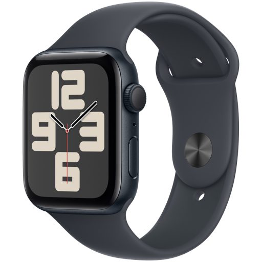 Apple Watch SE GPS 44mm Midnight Aluminium Case with Midnight Sport Band - M/L,Model A2723