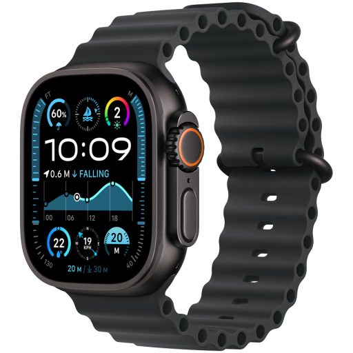 Apple Watch Ultra 2 GPS + Cellular 49mm Black Titanium Case with Black Ocean Band,Model A2986