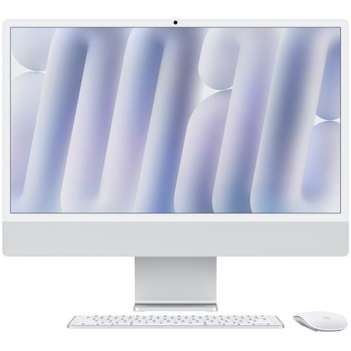APPLE 24-inch iMac with Retina 4.5K display: Apple M4 chip with 8-core CPU and 8-core GPU, 16GB, 256GB SSD - Silver,Model A3247