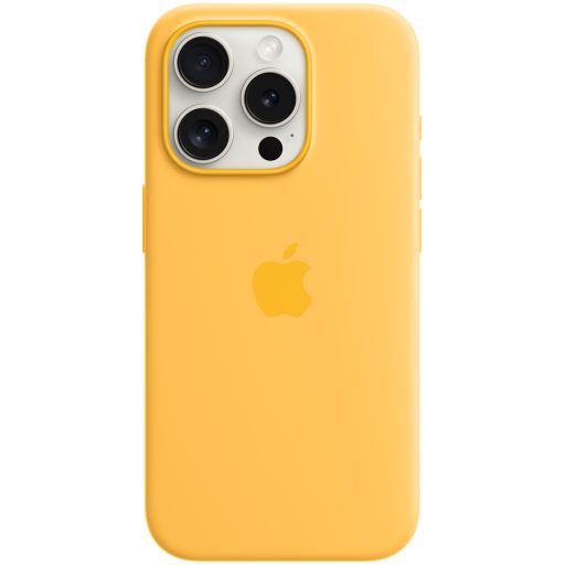 APPLE iPhone 15 Pro Silicone Case with MagSafe - Sunshine,Model A3125