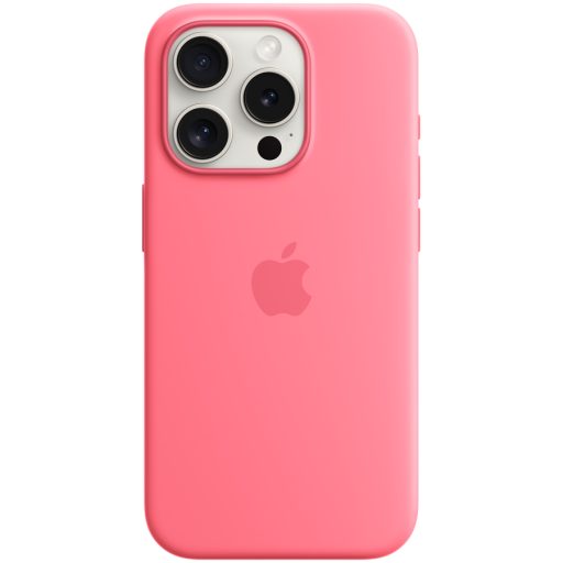 APPLE iPhone 15 Pro Silicone Case with MagSafe - Pink,Model A3125