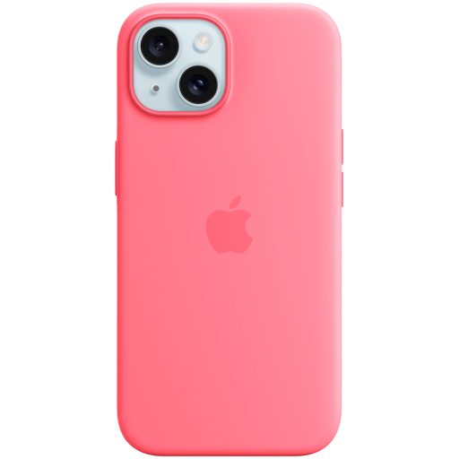 APPLE iPhone 15 Silicone Case with MagSafe - Pink, Model A3123