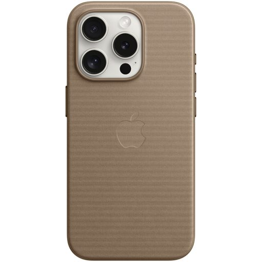 APPLE iPhone 15 Pro FineWoven Case with MagSafe - Taupe,Model A3134