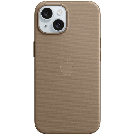 APPLE iPhone 15 FineWoven Case with MagSafe - Taupe,Model A3132