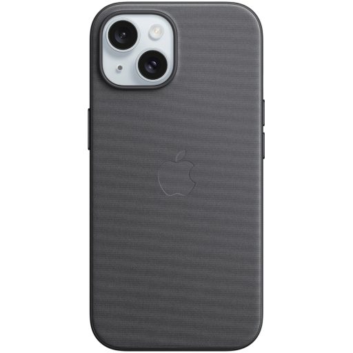 APPLE iPhone 15 FineWoven Case with MagSafe - Black,Model A3132