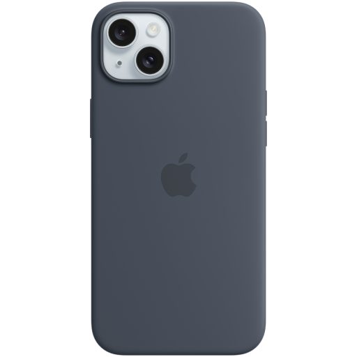 APPLE iPhone 15 Plus Silicone Case with MagSafe - Storm Blue,Model A3124