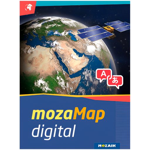 MOZAIK EDUCATION Multilingual Geographical Digital Atlas - Secondary School. 1year, 1device. 288 maps.