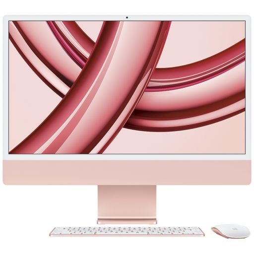 APPLE 24-inch iMac with Retina 4.5K display: Apple M3 chip with 8-core CPU and 10-core GPU, 256GB SSD - Pink,Model A2873
