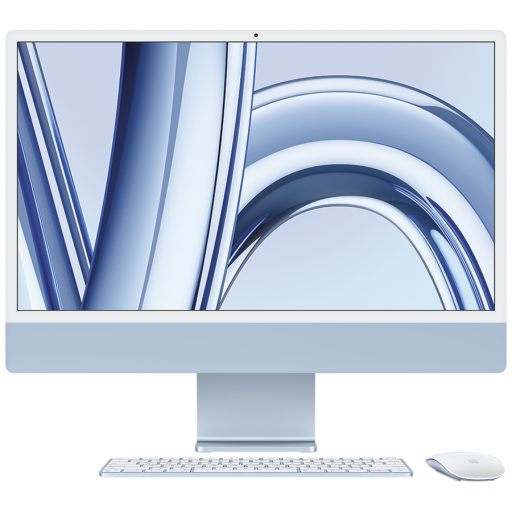 APPLE 24-inch iMac with Retina 4.5K display: Apple M3 chip with 8-core CPU and 8-core GPU, 256GB SSD - Blue,Model A2874