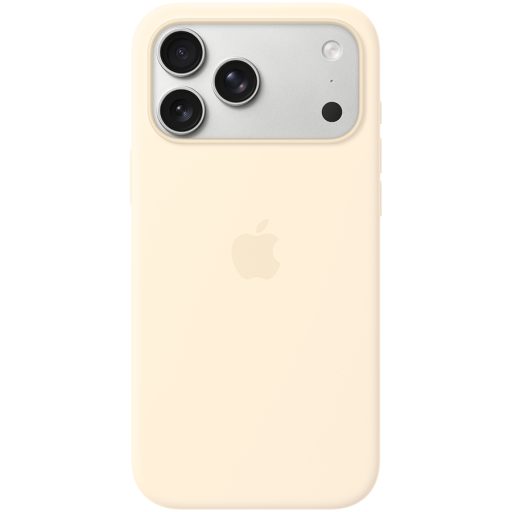 APPLE iPhone 17 Pro Max Silicone Case with MagSafe - Vanilla,Model A3560