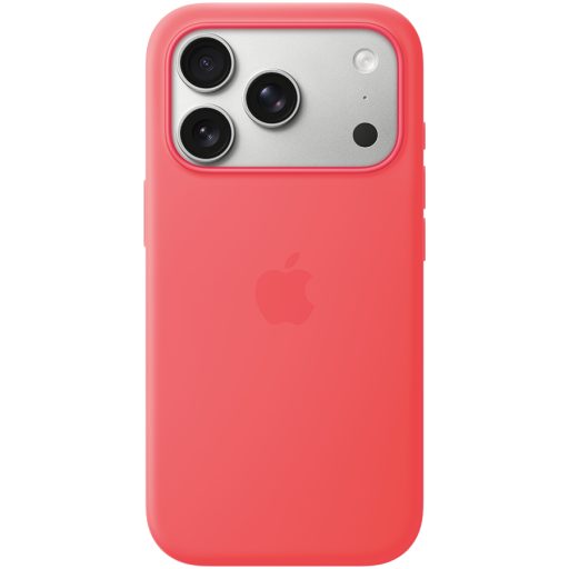 APPLE iPhone 17 Pro Silicone Case with MagSafe - Bright Guava,Model A3559
