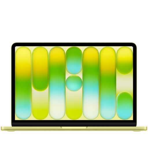 APPLE 13-inch MacBook Neo: Apple A18 Pro chip with 6-core CPU and 5-core GPU, 8GB, 512GB SSD, Touch ID - Citrus,Model A3404
