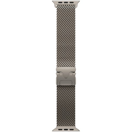 APPLE 49mm Natural Titanium Milanese Loop - Small