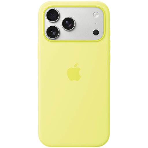 APPLE iPhone 17 Pro Max Silicone Case with MagSafe - Neon Yellow,Model A3560
