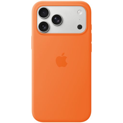 APPLE iPhone 17 Pro Max Silicone Case with MagSafe - Orange,Model A3560